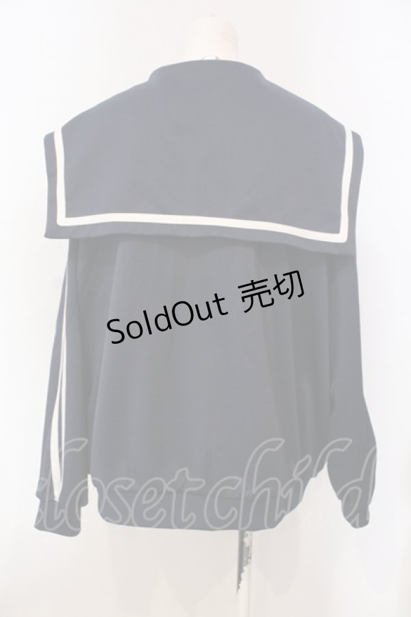 画像3: Candy Stripper / SAILOR JERSEY ブルゾン  ネイビー O-25-06-03-001-PU-JA-OW-OS (3)