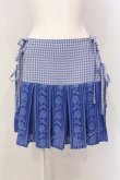 画像1: Candy Stripper / LACE PLEATS スカート＆ショーツ  ブルー O-25-06-03-017-PU-PA-OW-OS (1)