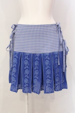 画像: Candy Stripper / LACE PLEATS スカート＆ショーツ  ブルー O-25-06-03-017-PU-PA-OW-OS