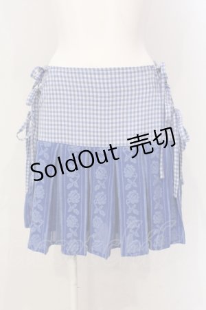 画像: Candy Stripper / LACE PLEATS スカート＆ショーツ  ブルー O-25-06-03-017-PU-PA-OW-OS