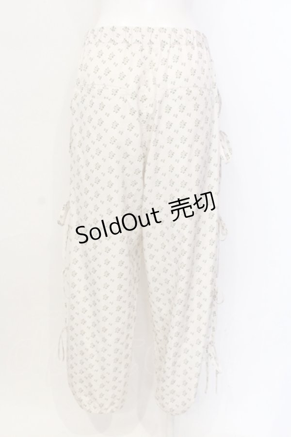 画像3: Candy Stripper / TINY ROSE ARMY パンツ  アイボリー O-25-06-03-021-PU-PA-OW-OS (3)