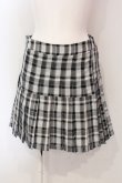 画像1: Candy Stripper / CHECK PLEATS MINI SKIRT S グレー O-25-06-03-024-PU-SK-OW-OS (1)