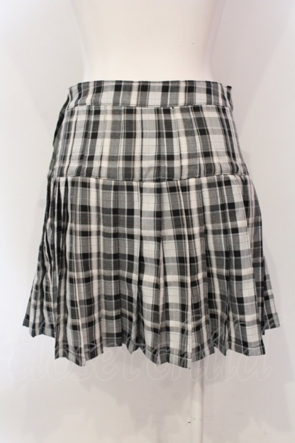 画像3: Candy Stripper / CHECK PLEATS MINI SKIRT S グレー O-25-06-03-024-PU-SK-OW-OS (3)