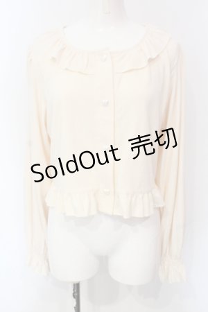 画像: FCL / 星名桜子コラボ UVカットカーディガン L アイボリー O-25-06-07-045-LO-TO-IG-OS