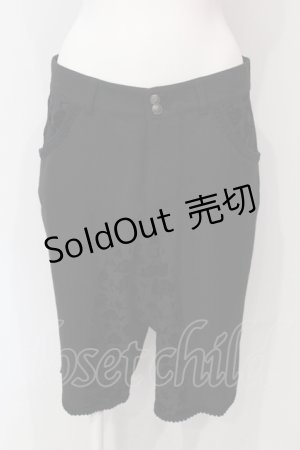 画像: ALICE and the PIRATES / Monochrome Rose Gardenパンツ メンズ ブラック O-25-06-07-007-PA-PA-IG-OS