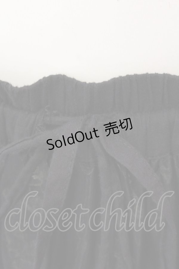 画像2: metamorphose / 【プラスサイズ】オーガンジーミディアムフリルパニエ 2 クロ O-25-06-07-075-ME-SK-YM-OS (2)