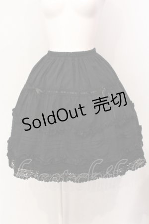 画像: BABY,THE STARS SHINE BRIGHT / フリルペチコート  クロ O-25-06-07-079-BA-SK-OW-OS
