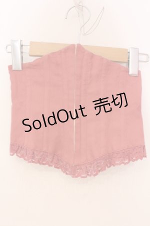 画像: metamorphose / ジャガードコルセット S ピンク O-25-06-09-028-ME-TO-OW-OS