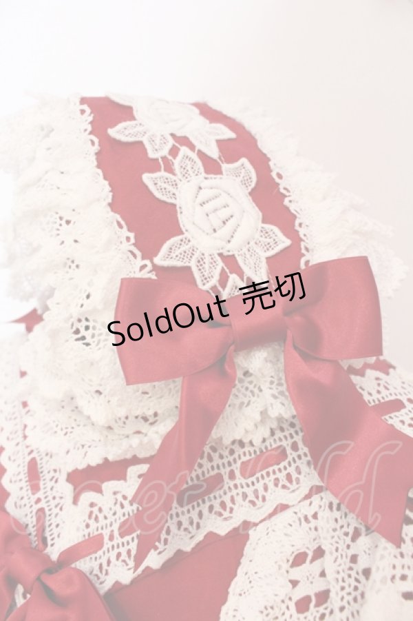 画像3: BABY,THE STARS SHINE BRIGHT / エリザベスワンピースセット  えんじ O-25-06-09-029-BA-OP-OW-OS (3)