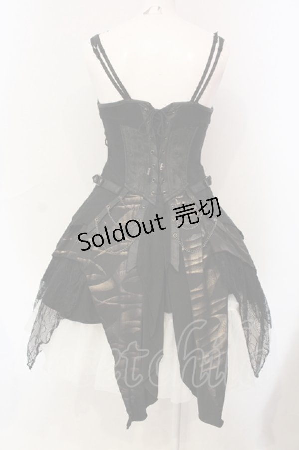 画像4: Ozz Croce / Ascended by the light ビスチェワンピース  ブラック O-25-06-09-033-OO-OP-IG-OS (4)