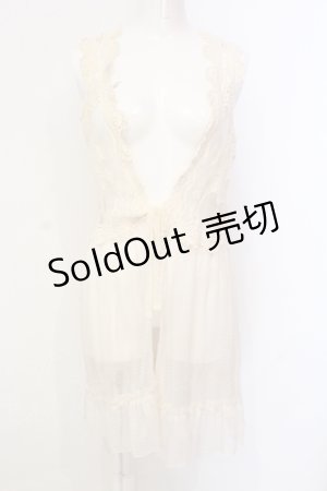 画像: axes femme / チュールジレ M 生成り O-25-06-09-077-AX-TO-IG-OS