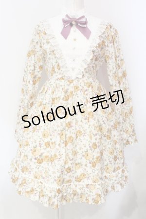 画像: BABY,THE STARS SHINE BRIGHT / Rococo庭園ワンピース  アイボリー O-25-06-09-016-BA-OP-IG-OS