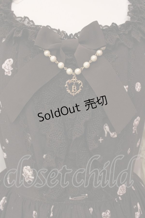 画像2: BABY,THE STARS SHINE BRIGHT / Cinderella Jewelryプリンセスワンピース  ブラウン O-25-06-09-025-BA-OP-IG-OS (2)