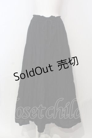 画像: PEACE NOW / ロングスカート M ブラック O-25-06-10-042-PU-SK-OW-OS