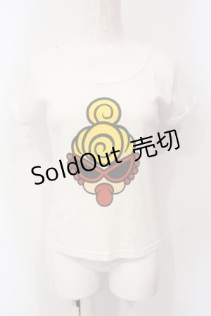 画像: HYSTERIC GLAMOUR / HYS MINI チビTシャツ F ホワイト O-25-06-10-057-PU-TO-OW-OS