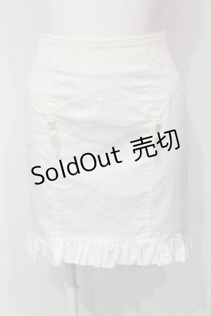 画像: Katie / corsetti ハイウエストスカート XS シロ O-25-06-10-064-LO-SK-OW-ZT231