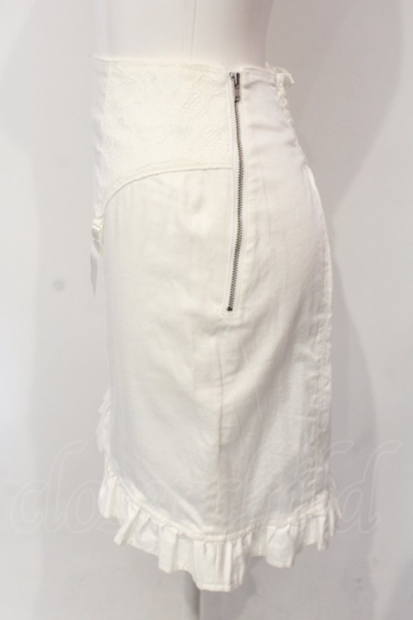 画像2: Katie / corsetti ハイウエストスカート XS シロ O-25-06-10-064-LO-SK-OW-ZT231 (2)