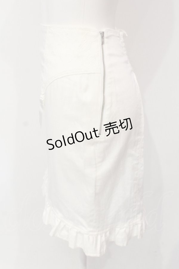 画像2: Katie / corsetti ハイウエストスカート XS シロ O-25-06-10-064-LO-SK-OW-ZT231 (2)