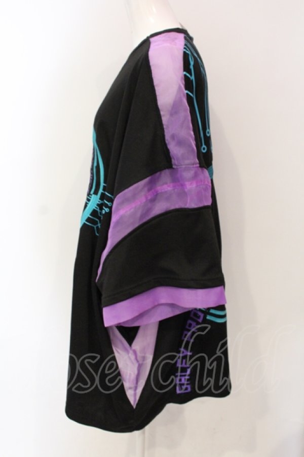 画像2: ililil / GALFYコラボウイルスと対決だワン!  ブラック×パープル O-25-06-10-078-PU-TO-IG-ZT021 (2)