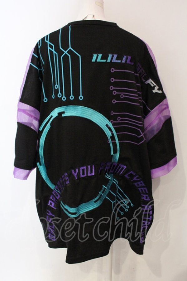 画像3: ililil / GALFYコラボウイルスと対決だワン!  ブラック×パープル O-25-06-10-078-PU-TO-IG-ZT021 (3)