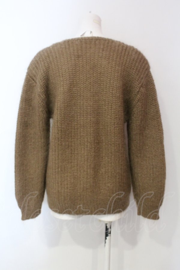 画像3: KANEKO ISAO / ケーブルニットカーディガン  ブラウン O-25-06-10-087-EL-TO-OW-ZT223 (3)