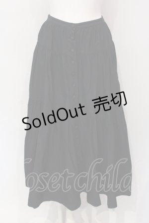 画像: KANEKO ISAO / ピンタックロングスカート  クロ O-25-06-10-090-EL-SK-OW-ZI