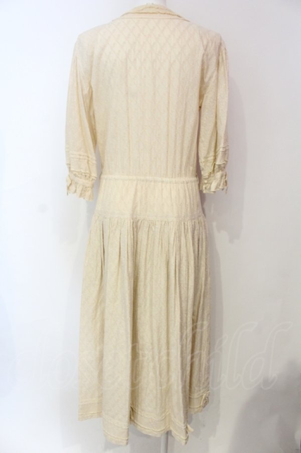 画像5: KANEKO ISAO / カットワークレースワンピース  アイボリー O-25-06-10-091-EL-OP-OW-ZT376 (5)