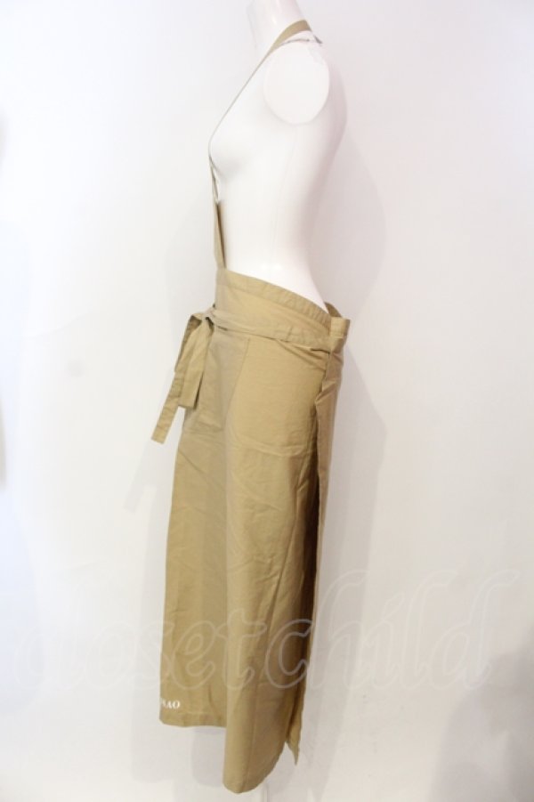 画像2: KANEKO ISAO / ロゴptエプロン  ベージュ O-25-06-10-093-EL-OP-OW-ZT369 (2)