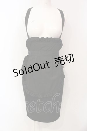 画像: Fallin' / エプロンワンピース F クロ O-25-06-10-095-LO-SK-OW-OS