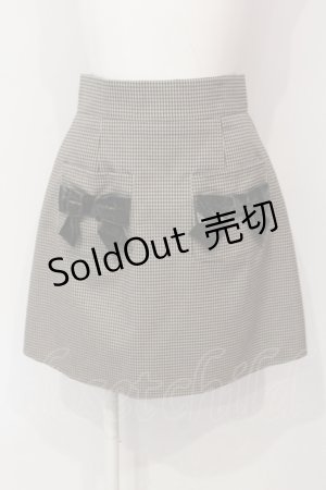 画像: evelyn / ポケットビッグリボンスカート F ブラウン O-25-06-10-099-LO-SK-OW-OS