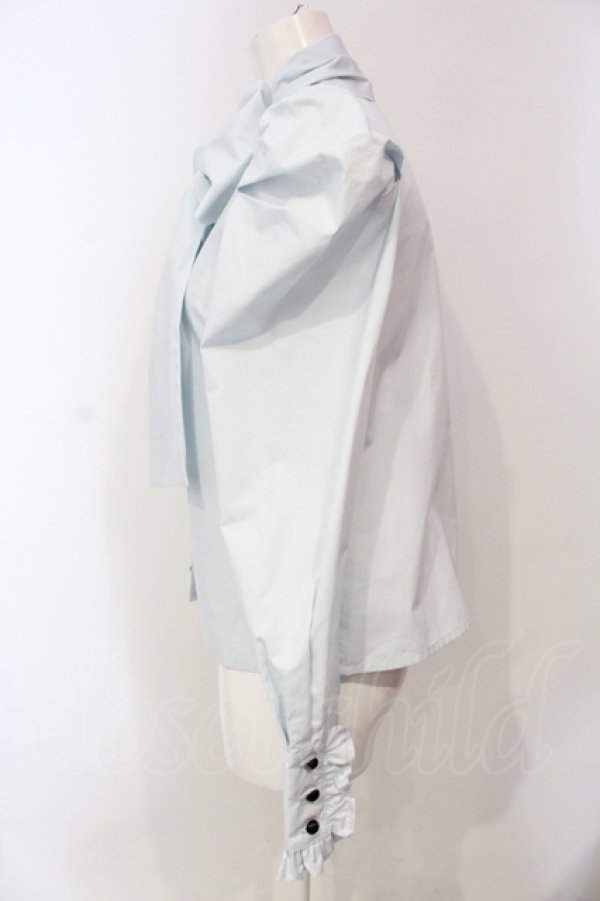 画像3: LOBU LOBU / 〈Disney / CINDERELLA〉ribbon frill blouse　ブラウス F ペールブルー O-25-06-10-100-LO-BL-OW-ZY (3)
