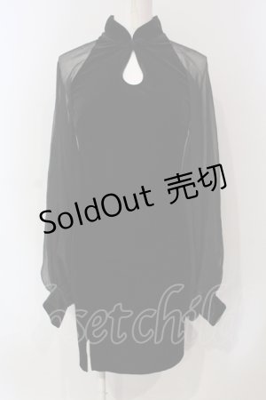 画像: GOTHその他 / ベロアタイトワンピース M ブラック O-25-06-10-031-EL-OP-OW-OS