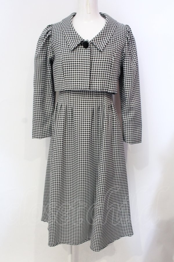 画像1: an another angelus / 千鳥格子クラシックセットアップ S グレー O-25-06-12-031-CA-OP-OW-ZT250 (1)