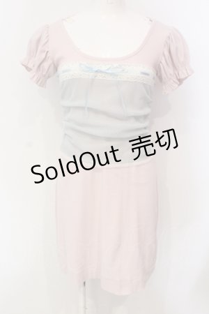 画像: Katie / LOVELY LINGERIE ランジェリーワンピース F ピンク×ミントブルー O-25-06-12-034-LO-OP-OW-OS