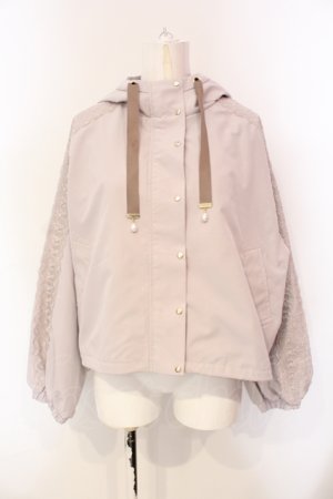 画像: axes femme / 【選べる2丈】撥水加工マウンテンパーカー M ショート丈 ピンクベージュ O-25-06-12-042-AX-JA-IG-OS