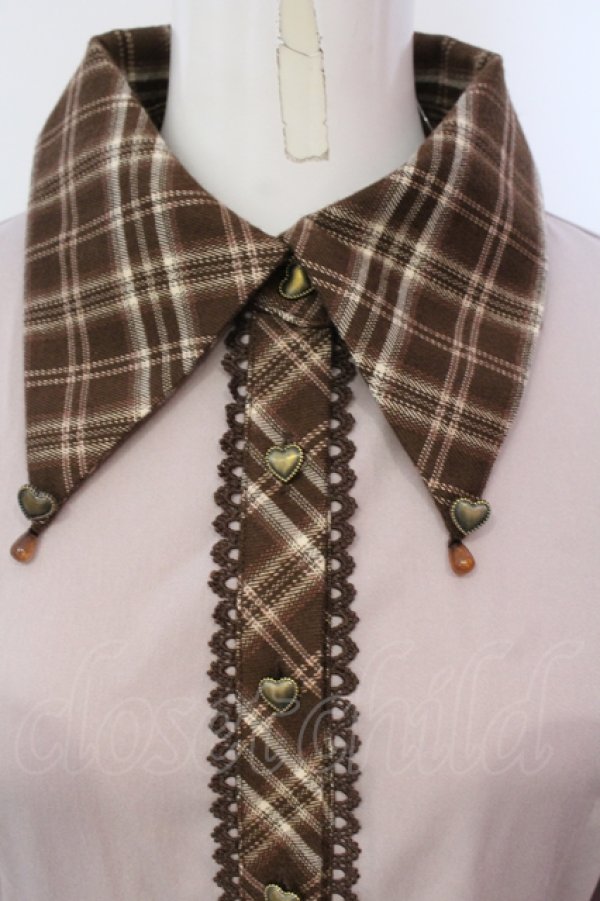 画像2: axes femme / デリスショコラシャツワンピース  ピンク O-25-06-12-050-AX-OP-IG-ZT210 (2)