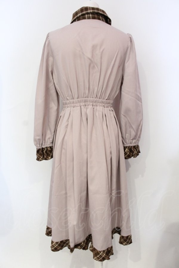 画像4: axes femme / デリスショコラシャツワンピース  ピンク O-25-06-12-050-AX-OP-IG-ZT210 (4)