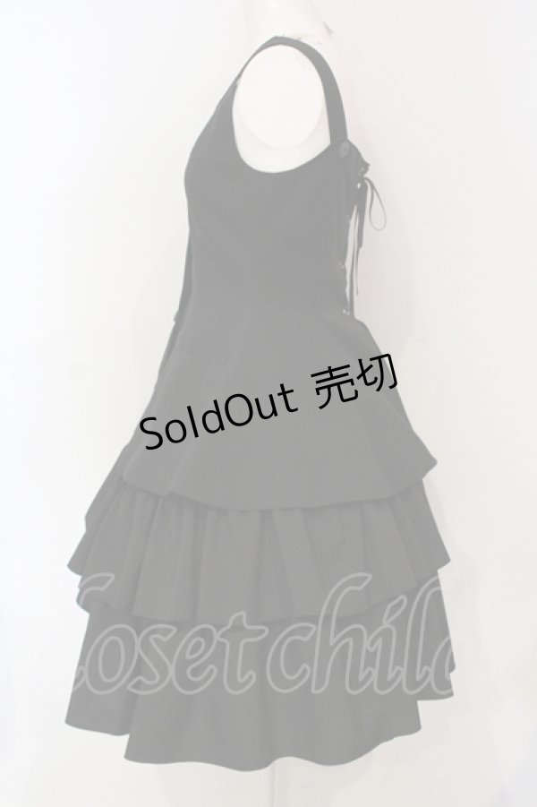 画像2: MIHO MATSUDA / ツーピース・ミティ S ブラック O-25-06-12-083-GO-OP-OW-OS (2)