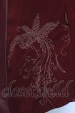 画像4: Ozz oneste / ショルダーレースアップワンピース  ワイン O-25-06-12-085-OO-OP-OW-OS (4)