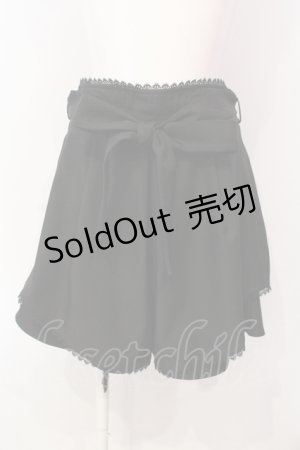 画像: axes femme POETIQUE / フロントタックキュロット  クロ O-25-06-14-050-AX-PA-IG-OS