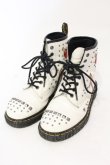 画像1: Dr.Martens （Getta Grip） / ROCKABILLY 8EYE BOOT　ブーツ UK5 ホワイト O-25-06-14-063-PU-SH-OW-OS (1)
