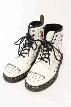 画像: Dr.Martens （Getta Grip） / ROCKABILLY 8EYE BOOT　ブーツ UK5 ホワイト O-25-06-14-063-PU-SH-OW-OS