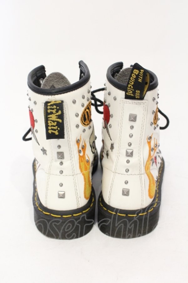 画像4: Dr.Martens （Getta Grip） / ROCKABILLY 8EYE BOOT　ブーツ UK5 ホワイト O-25-06-14-063-PU-SH-OW-ZT-K003 (4)