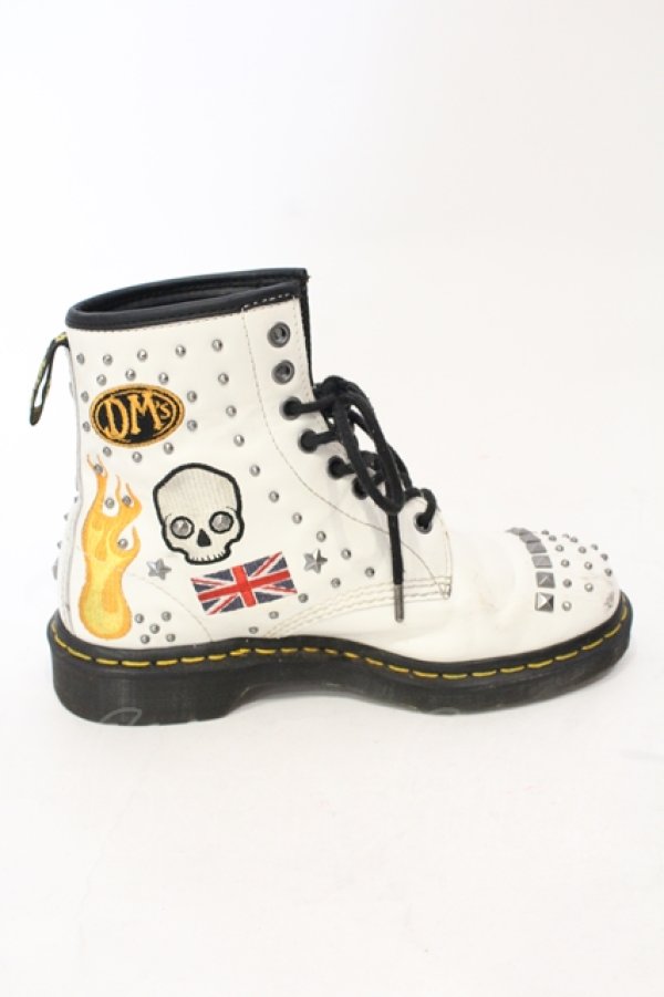 画像5: Dr.Martens （Getta Grip） / ROCKABILLY 8EYE BOOT　ブーツ UK5 ホワイト O-25-06-14-063-PU-SH-OW-ZT-K003 (5)