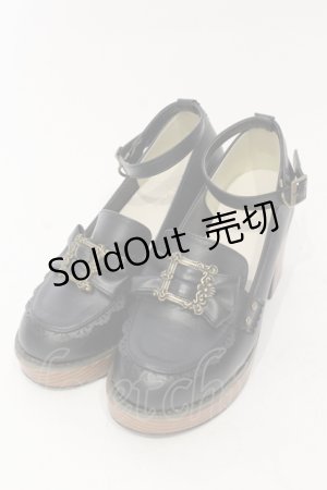 画像: axes femme POETIQUE / クラシカルバックルローファー L クロ O-25-06-14-069-AX-SH-IG-OS