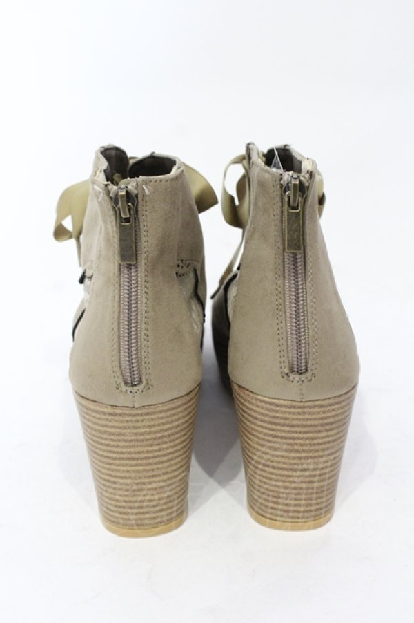 画像4: axes femme / レースアップブーサン L カーキグリーン O-25-06-14-075-AX-SH-IG-ZT-K003 (4)