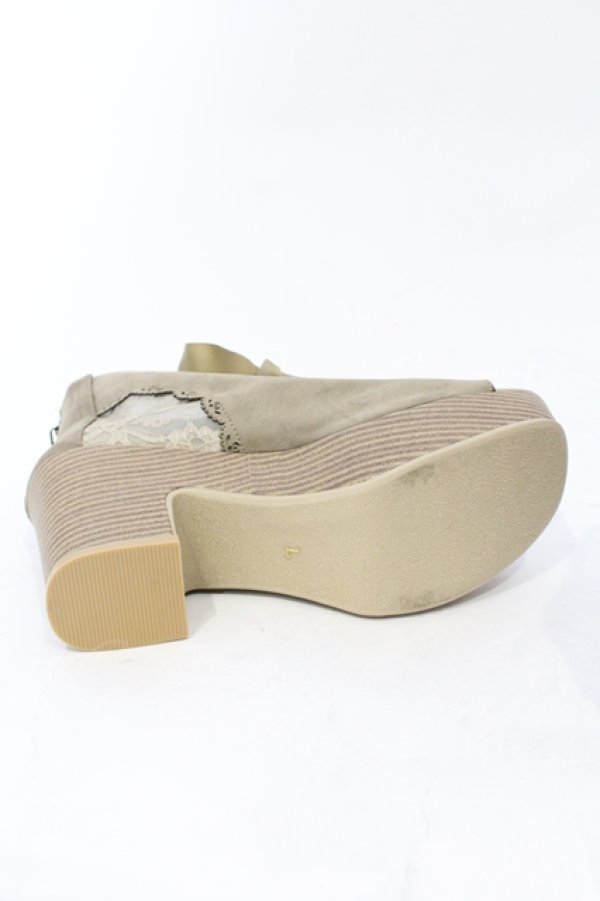 画像6: axes femme / レースアップブーサン L カーキグリーン O-25-06-14-075-AX-SH-IG-ZT-K003 (6)