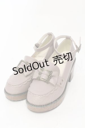 画像: axes femme POETIQUE / クラシカルバックルローファー L ピンク O-25-06-14-079-AX-SH-IG-OS