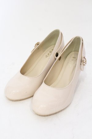 画像: axes femme / 飾りバックル2WAYパンプス M アイボリー O-25-06-14-081-AX-SH-IG-OS