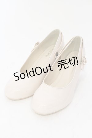画像: axes femme / 飾りバックル2WAYパンプス M アイボリー O-25-06-14-081-AX-SH-IG-ZT-K017